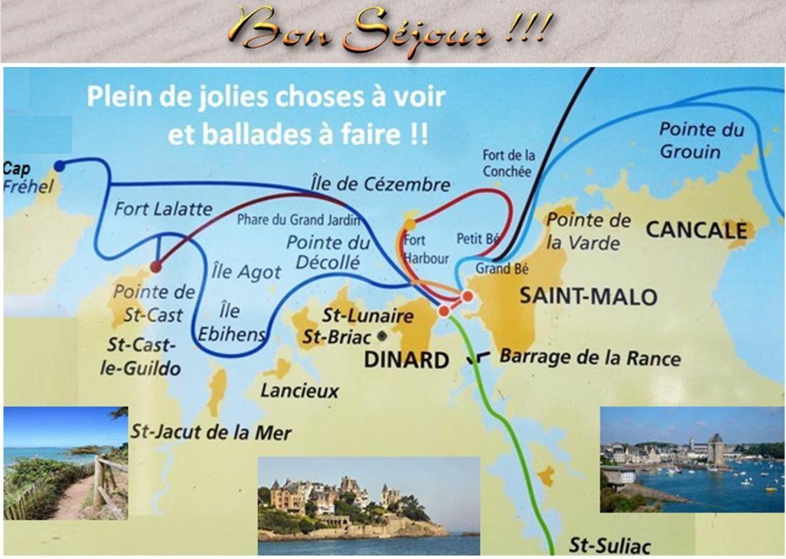 Mobh Comfy Hotell Dinard Exteriör bild
